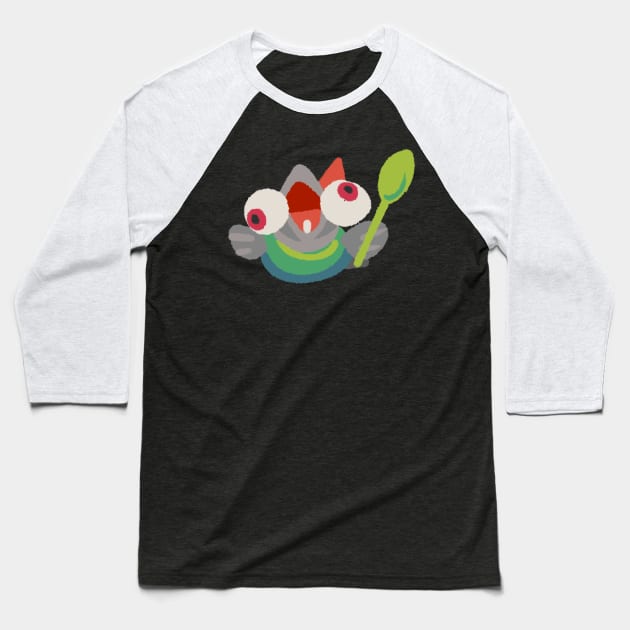 LITTLE SILLY Baseball T-Shirt by pigdragon